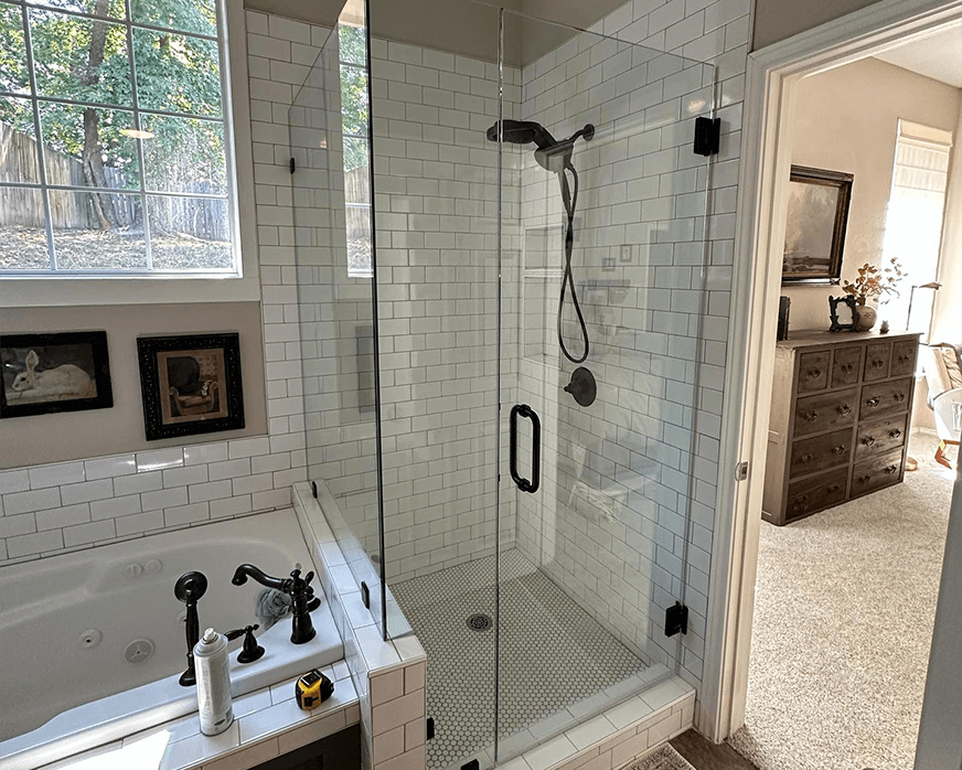 Shower Door Install